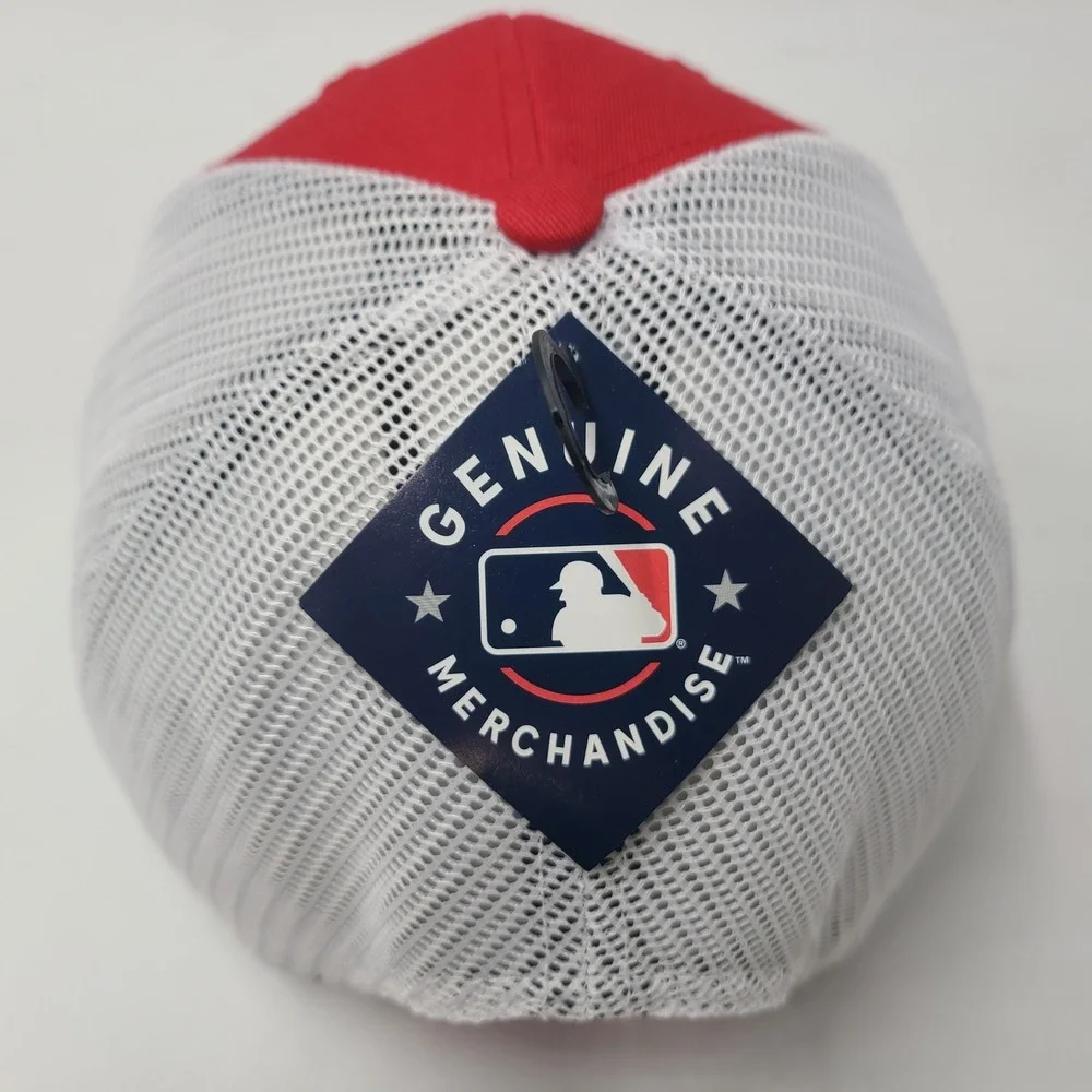 Philadelphia Phillies Hat Snapback Trucker Mesh Fan Favorite Red White MLB Men